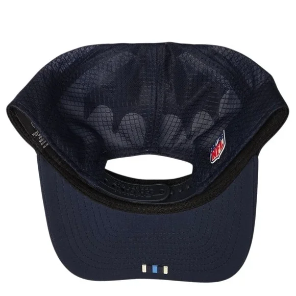 Tennessee Titans New Era 9SEVENTY Hat Navy 2025 Sideline Adjustable Mesh Cap NWT - Picture 4 of 8
